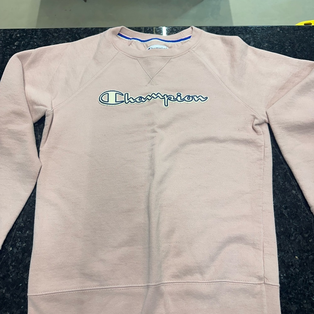 Women’s Champion Blush Pink Athletic Sweatshirt